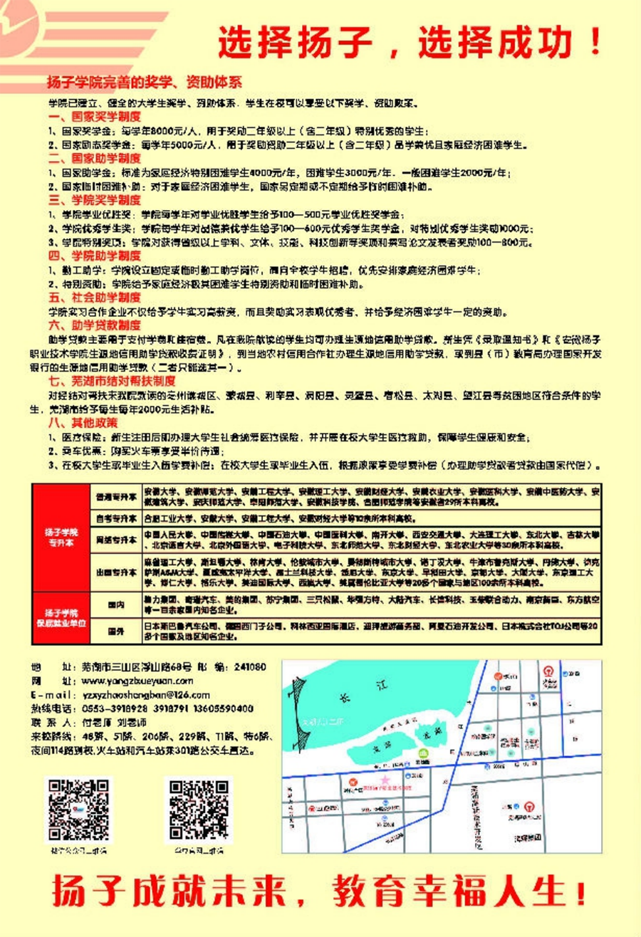 安徽揚子職業(yè)技術(shù)學(xué)院－2020年分類考試招生簡章