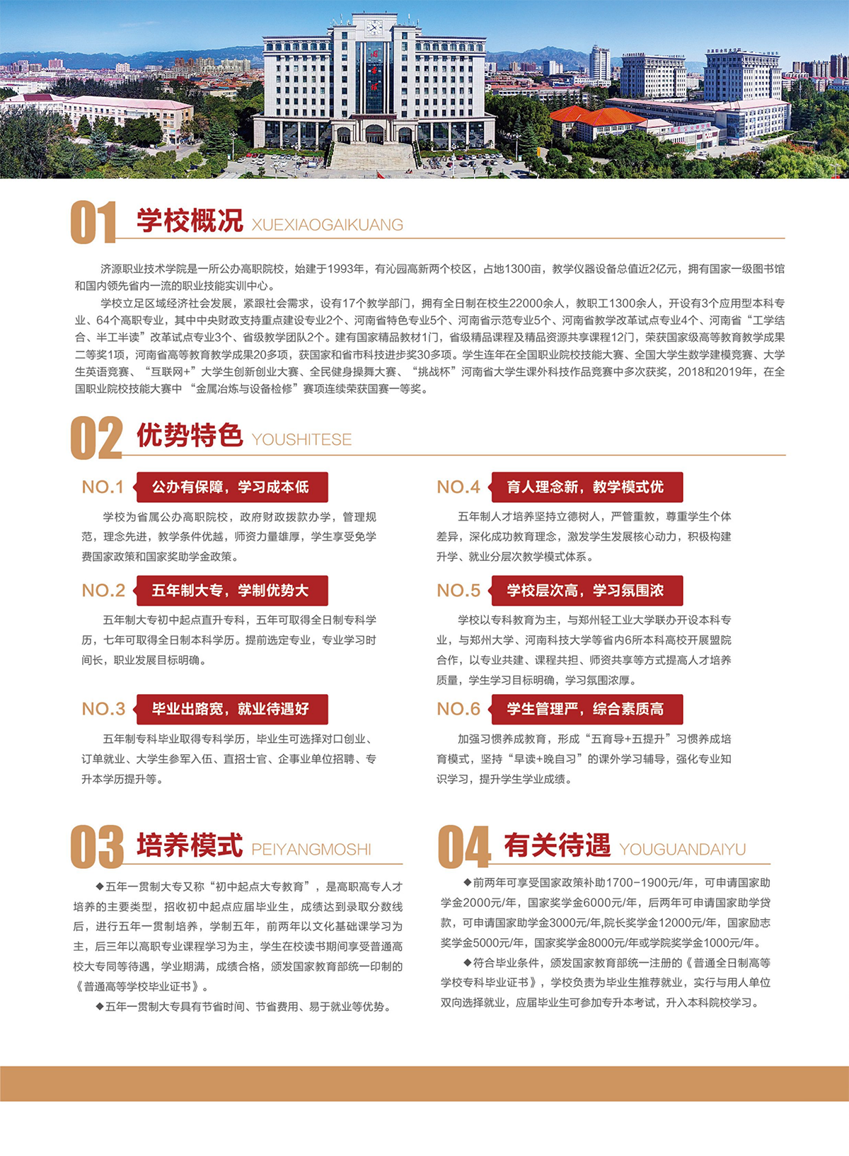 濟源職業(yè)技術學院－2024年五年一貫制大專招生簡章