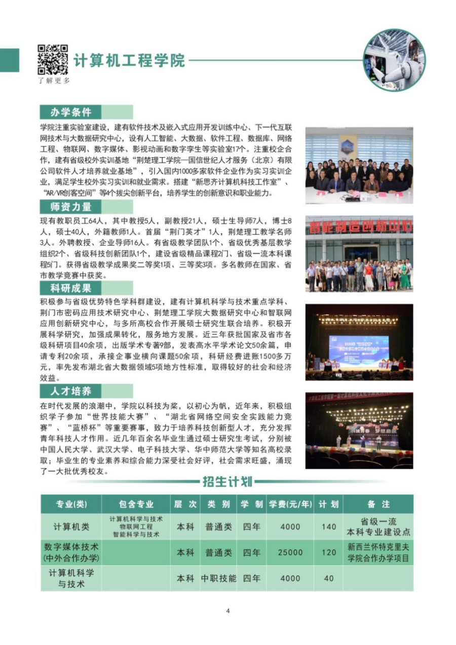 荊楚理工學院－2024年招生簡章