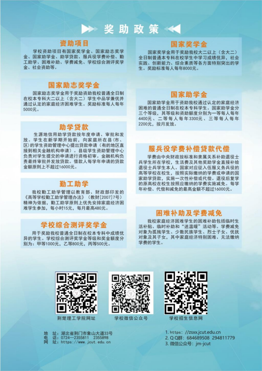 荊楚理工學院－2024年招生簡章
