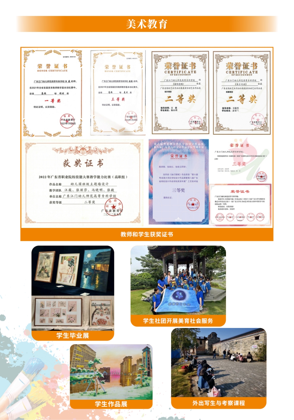 廣東江門幼兒師范高等?？茖W(xué)校2024年夏季高考招生簡(jiǎn)章