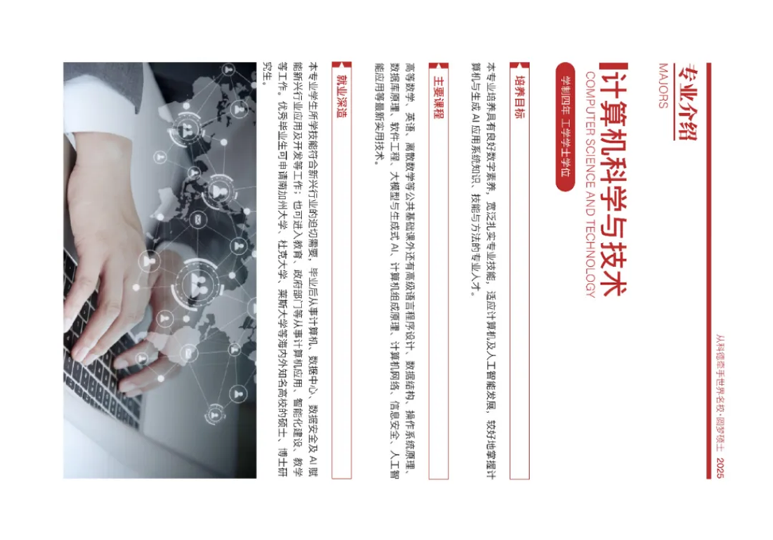 首都師范大學科德學院－2025年招生簡章