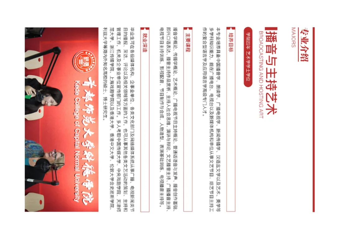 首都師范大學科德學院－2025年招生簡章
