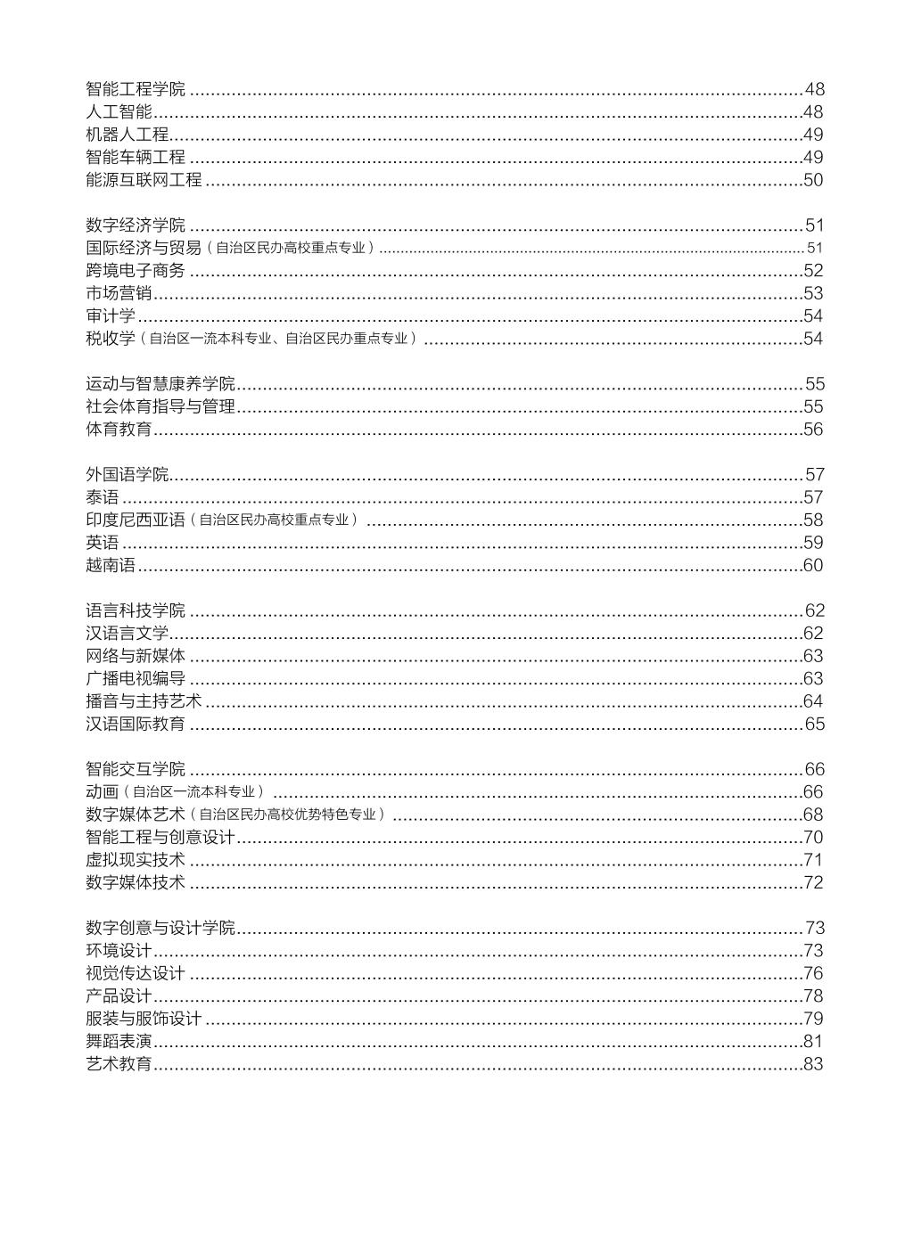 廣西民族大學(xué)相思湖學(xué)院－2025年招生簡(jiǎn)章